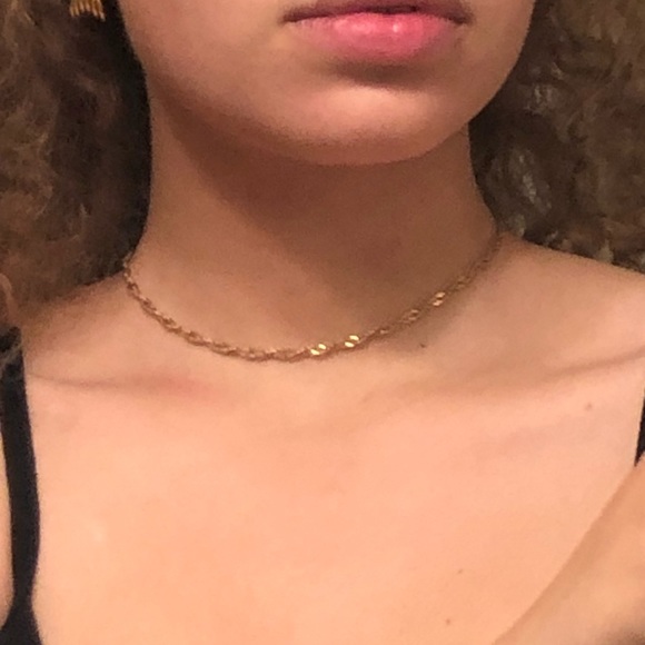 Twisted gold chain - Picture 2 of 4